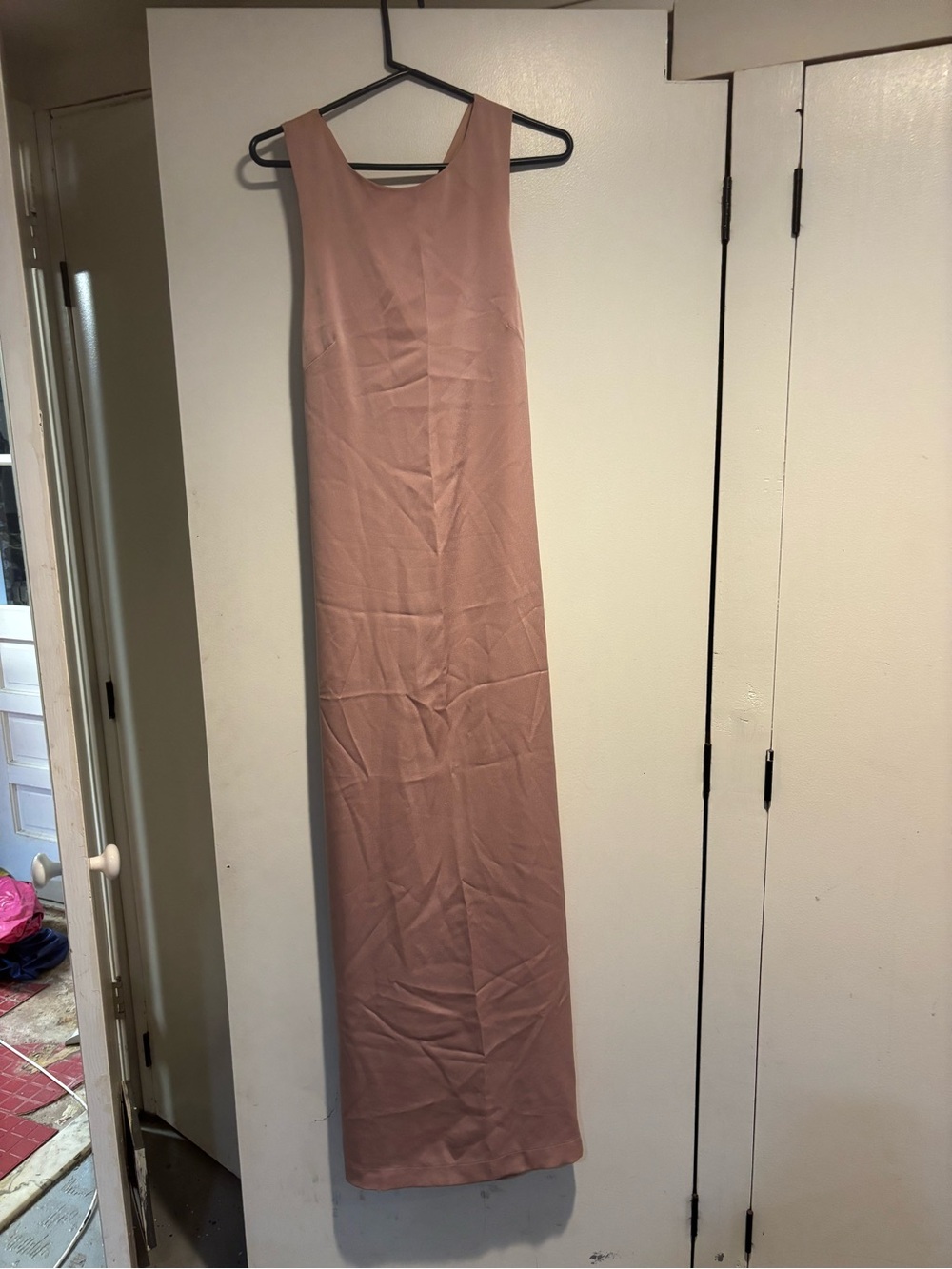 BCBGMaxAzria Dusty Rose Sleeveless Maxi Dress